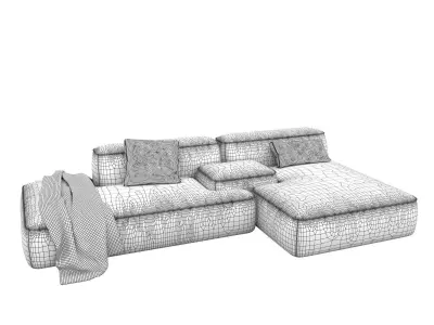 Cloud Sofa 01 3D model
