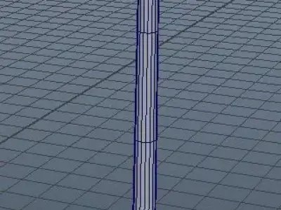 PropHighPolyLantern1001 lamp post 3D model