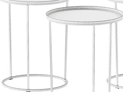 COSTANCE Round coffee table by MEMEDESIGN 3D model