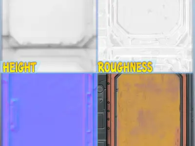 SciFi Seamless Texture Texture 15