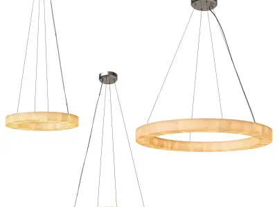 Restoration Hardware Rivange Round Light 3D model