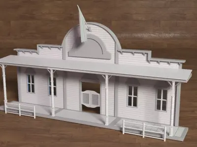 Building Facade Collection 1 - 25 pieces 3D model