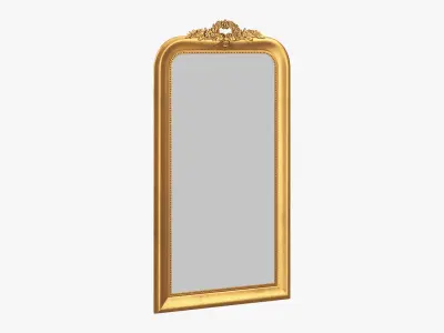 Magnolia Arched Floor Mirror by Joybird 3D model