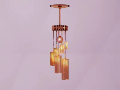 Chandelier Light 3D model buy