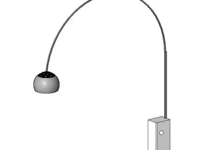 Lampe de bureau - Arc Free 3D model
