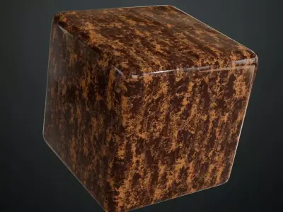 Heavily Corroded Rusty Metal Surface PBR Seamless Texture