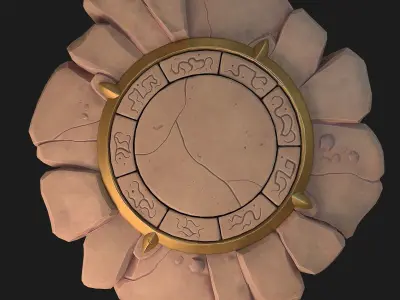 Fantasy platform 3D model