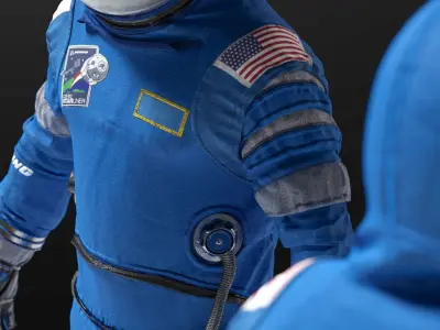 SPACESUIT Boeing Starliner 3D model