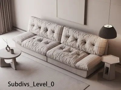 Living Room Interior ID 225 3D model