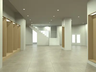 Retail Event Space 2 3D model