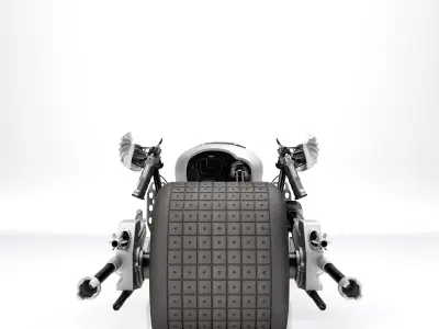 Batpod The Dark Knight 3D model