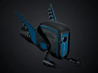 Drone Ranger Low-poly 3D model