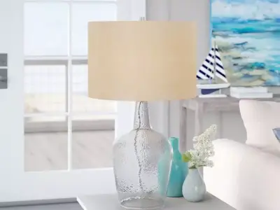 Jaran Silver Table Lamp 3D model
