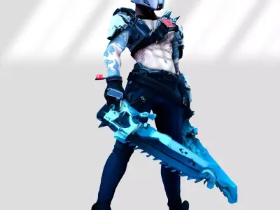 X-Lord skin from Fortnite 3D model