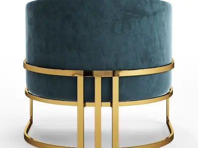 Corbin Chair Low-poly 3D model