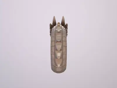 Stylized Creature Asset Dragon Ring 3D print model