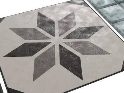 Tiles 3D Model Collection Low-poly 3D model