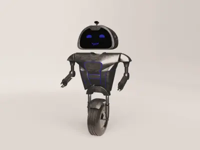 Mono Tire Robot 3D model