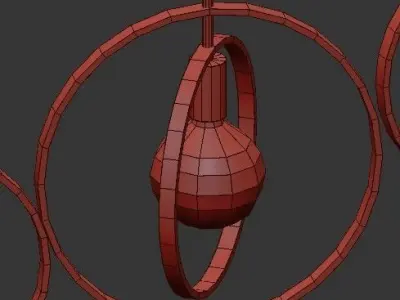 INDUSTRIAL CEILING LIGHT SILVERTON 3D model