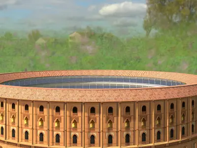 Game Arena Stadium 3D model