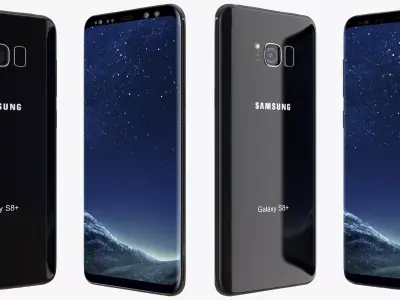 Samsung Galaxy S8 Plus Midnight Black 3D model
