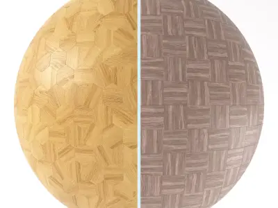 Parquet - Laminate - Wooden floor 2 in 1 3D model order