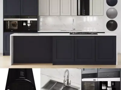 Kitchen 023 3D model