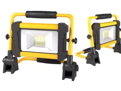 Led Worklight Low-poly 3D model