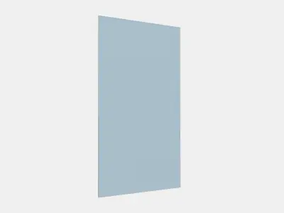 SVARTISDAL 4 panels for sliding door frame 3 Low-poly 3D model