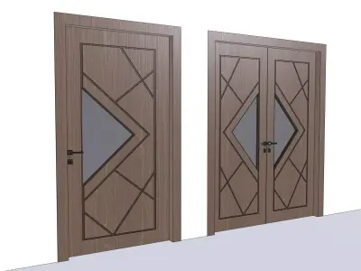 Modern Doors 3D model
