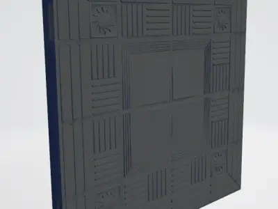 Wooden Floor Fancy 3D print model
