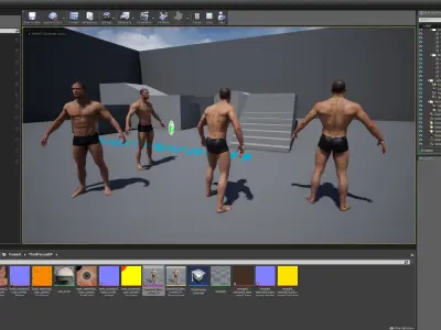 Man Unity Unreal 3D model