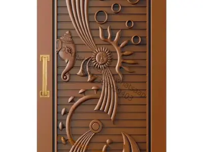 cnc doors design cnc router 3D model