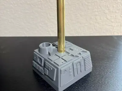 Death Star Tile Support Stand 3D print model
