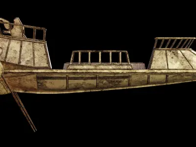 Star Wars Desert Skiff 3D model