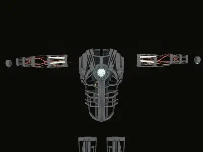 Iron Man Full Mech Armor  3D model
