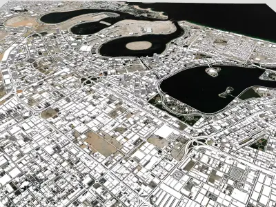 Al Majaz Sharjah United Arab Emirates 3D model