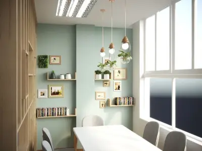 Teachers offices 3D model