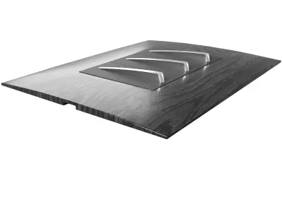 Wooden Switch Board 3D model