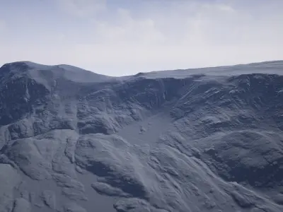 168 Real -  World PNG Heightmaps - USA and UK Low-poly 3D model