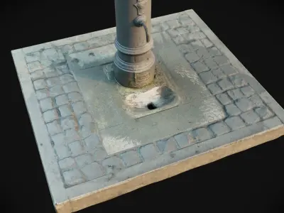 Roman Fountain Nasone 3D model