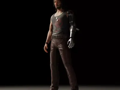 Johnny Silverhand -  Cyberpunk 2077  3D model
