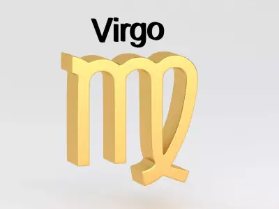 Astrological Sign virgo 3D model