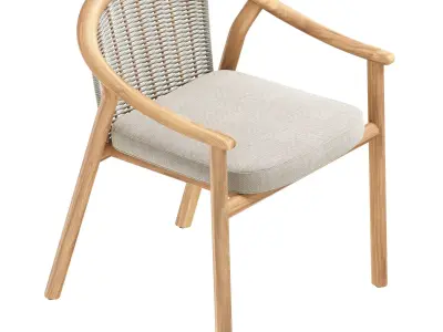 Elunda chair 3D model