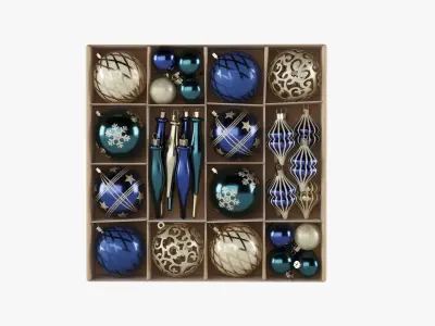  Christmas Ornament Set 02 