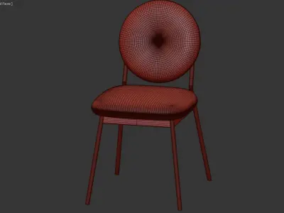 CHAIR MIST BEIGE 3D model