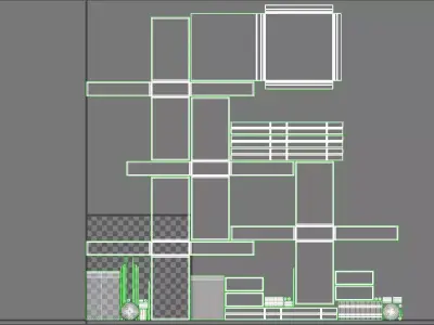 Marin Flush Mount 3D model