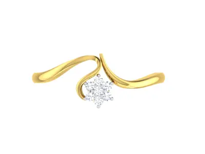 Women Ring Render 3dm STL OBJ FBX Details 3D print model buy