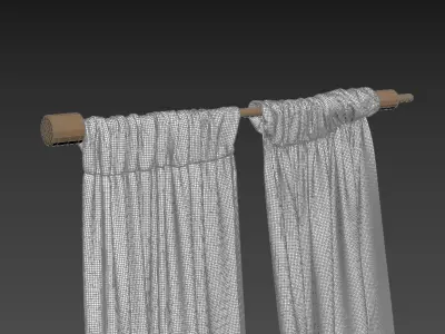 Curtain 3D model 18