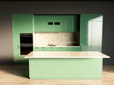 104-Kitchen8 glossy 9 3D model